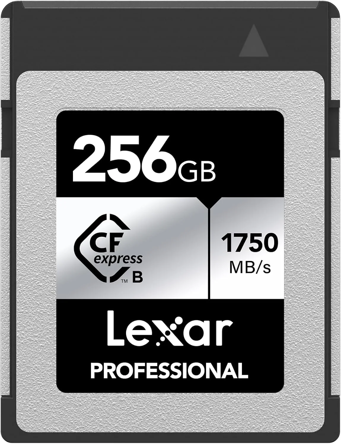 Cartão Lexar Professional CFexpress Tipo B preto e prata
